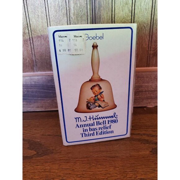 Vintage Goebel Hummel Bell 1980 Third Annual Bell New In Original Box - Picture 1 of 3